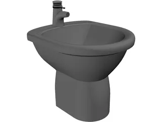 White Bidet 3D Model