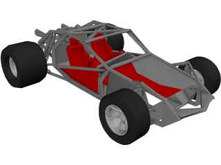 Dune Buggy 3D Model