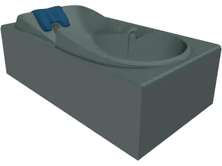 Custom Bathtub 3D Model