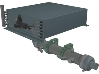 AC&R Evaperator and Condenser 3D Model