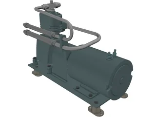 AC&R Compressor 3D Model