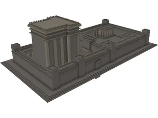 Second Temple 3D Model