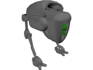 Martian Bombard 3D Model