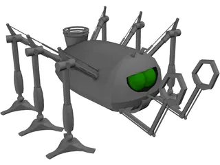 Martian Handling Machine 3D Model