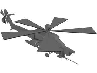 Mil Mi-28 Havoc 3D Model
