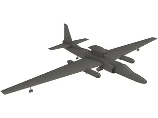 Lockheed U-2 Dragon Lady 3D Model