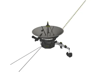 Voyager Probe 3D Model