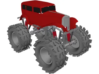 Monster Truck 3D Model