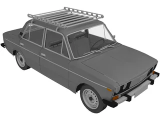 VAZ 2106 Lada 3D Model