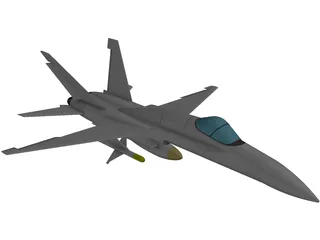 F-18 3D Model