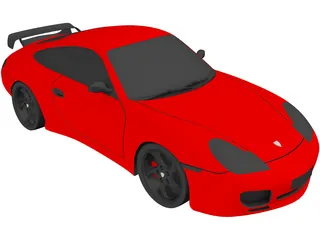 Porsche 911 996 GT3 3D Model