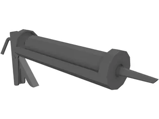 Sealant Caulking Gun 3D Model