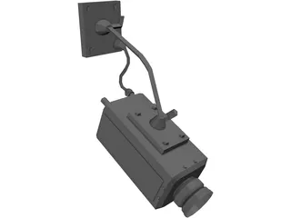 Video Security Camera 3D Model