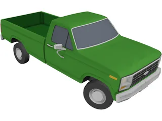 Ford F-Series Truck (1984) 3D Model