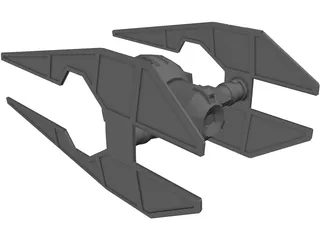 Star Wars Tie Intruder 3D Model