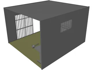 Jail Cell 3D Model