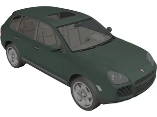 Porsche Cayenne Turbo (2005) 3D Model