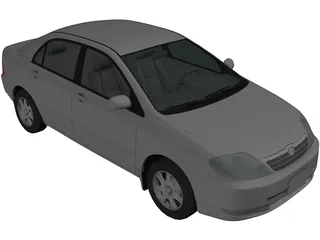 Toyota Corolla (2000) 3D Model