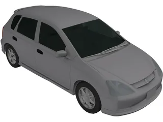 Honda Civic (2000) 3D Model