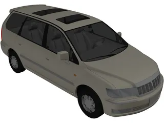 Mitsubishi Chariot Grandis (1997) 3D Model