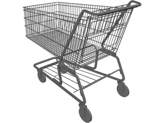 Shopping Cart 3D Model