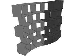 Storage Rack 3D Model