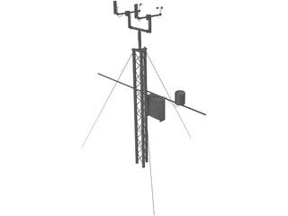 Meteo Station 3D Model