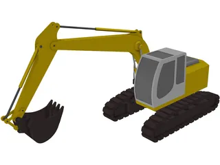 Excavator 3D Model