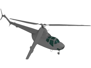 Mil Mi-1 3D Model