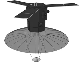 Spy Satellite 3D Model