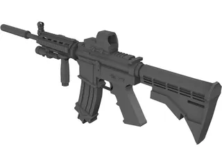 M4A1 3D Model