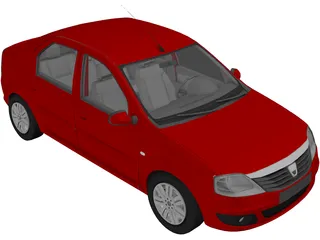 Renault Logan 3D Model