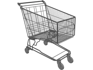 Shopping Cart 3D Model