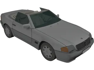 Mercedes-Benz 500SL 3D Model