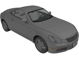 Lexus SC430 3D Model