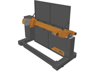 ABB Positioner IRBP K-300 3D Model