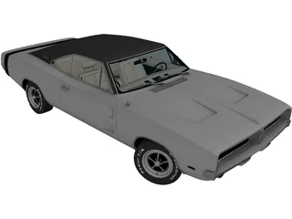 Dodge Charger R-T (1969) 3D Model