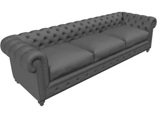 Chester Sofa 3D Model