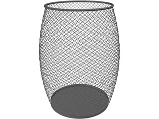 Trash Bin 3D Model