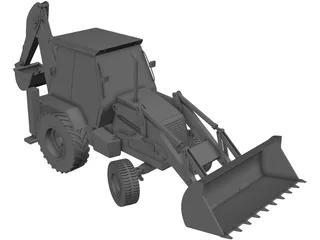 JCB 3DX 3D Model