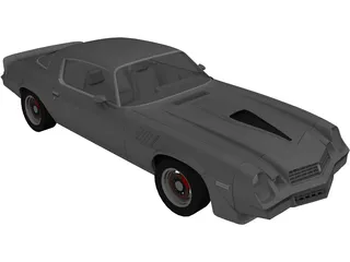 Chevrolet Camaro Z28 (1979) 3D Model