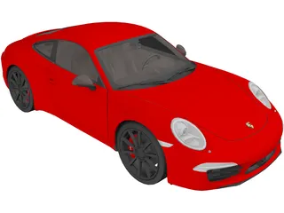 Porsche 911 Carrera 4S (2013) 3D Model