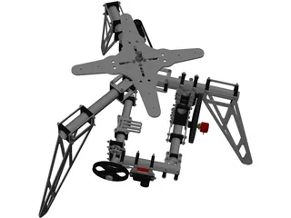 Camera Gimbal 3 Axis 3D Model