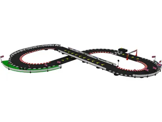 Racing Track 3D Model