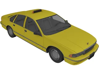 Chevrolet Taxi 3D Model