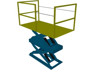 Scissor Lift 3D Model