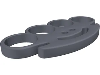 Knuckles 3D Model