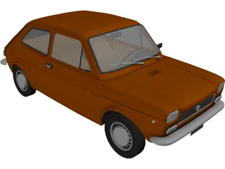 Fiat 127 (1971) 3D Model