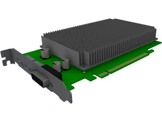 PCIeX16 Graphic Card 3D Model