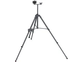 Camera Tripod 3D Model